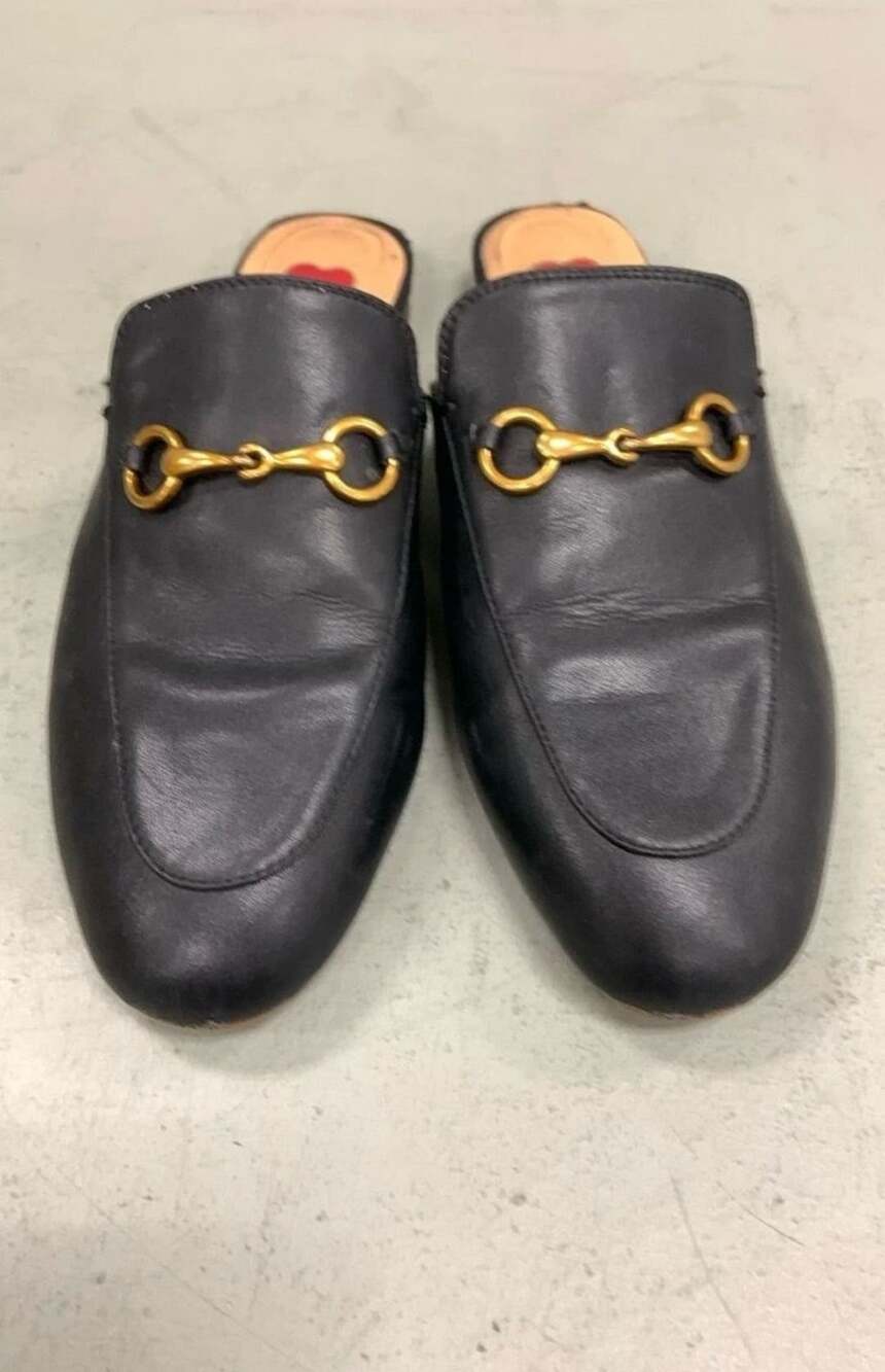 Gucci Horse-bit Mules
